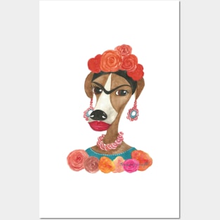 Frida Kahlo dog Posters and Art